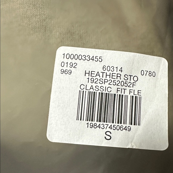 Fear of God ESSENTIALS Heather Stone Hoodie FW25 S NWT - Picture 10 of 10